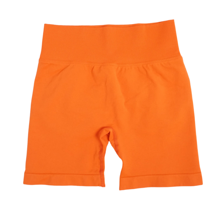 Orange Active Shorts