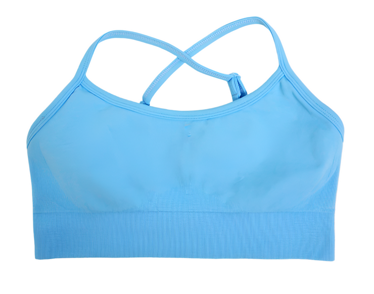 Light Blue Active Bra