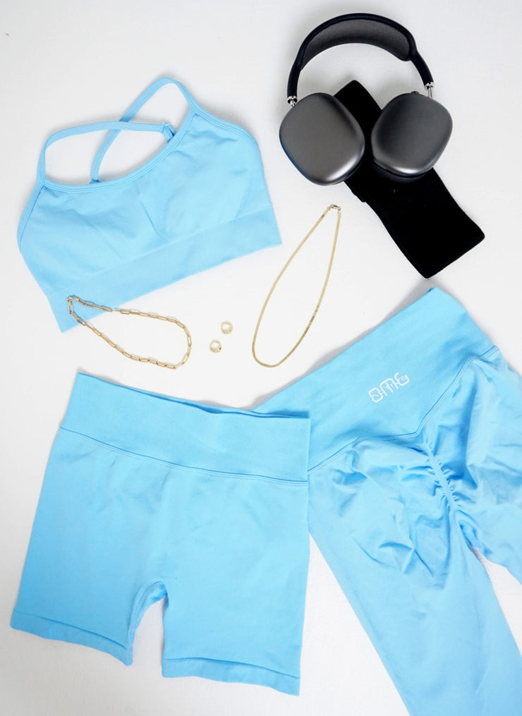 Light Blue Active Bra